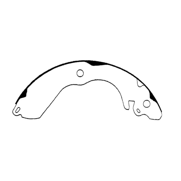 Centric Premium Rear Drum Brake Shoes 111.06440