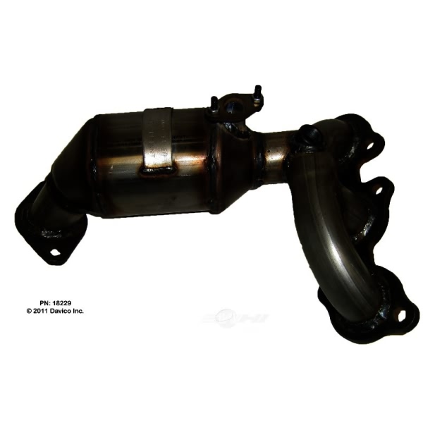 Davico Exhaust Manifold with Integrated Catalytic Converter 18229