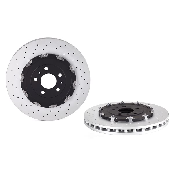 brembo OE Replacement Drilled Vented Front Brake Rotor 09.9477.23
