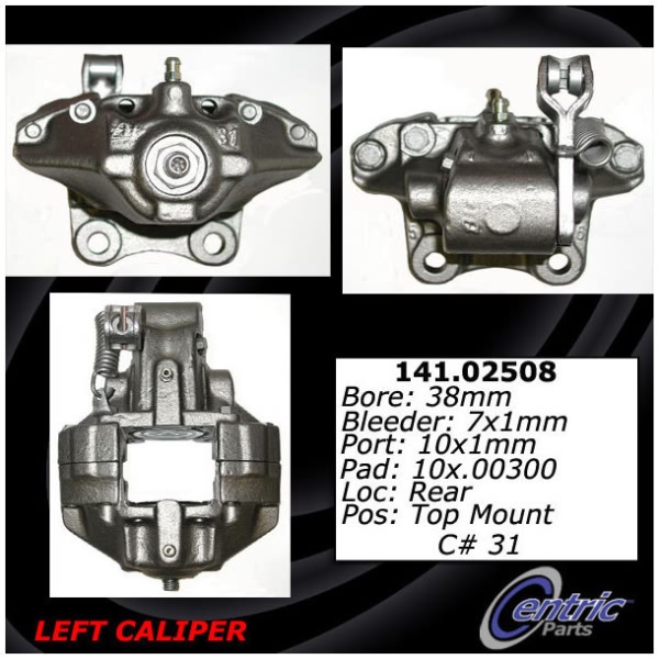 Centric Semi-Loaded Brake Caliper 141.02508