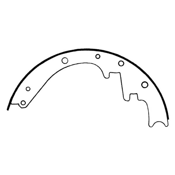 Centric Premium Front Drum Brake Shoes 111.01600