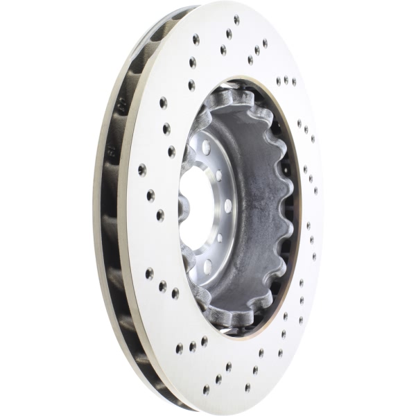 Centric SportStop Drilled 1-Piece Front Passenger Side Brake Rotor 128.34105