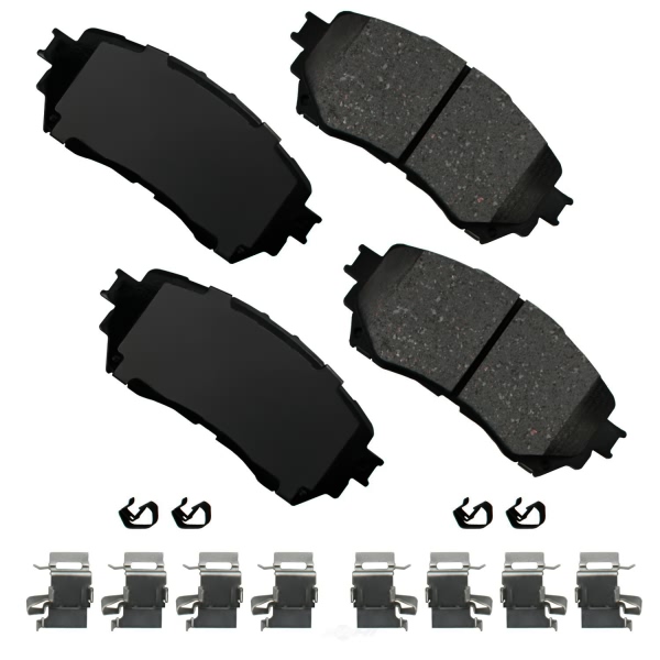 Akebono Pro-ACT™ Ultra-Premium Ceramic Front Disc Brake Pads ACT1711