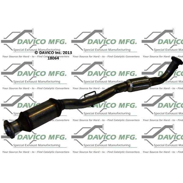 Davico Direct Fit Catalytic Converter and Pipe Assembly 18064