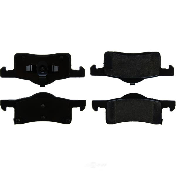 Centric Posi Quiet™ Semi-Metallic Rear Disc Brake Pads 104.09350