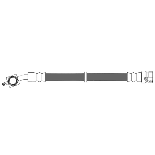 Centric Rear Driver Side Lower Brake Hose 150.39320