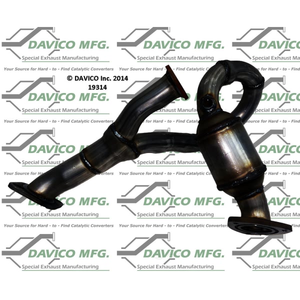 Davico Direct Fit Catalytic Converter and Pipe Assembly 19314