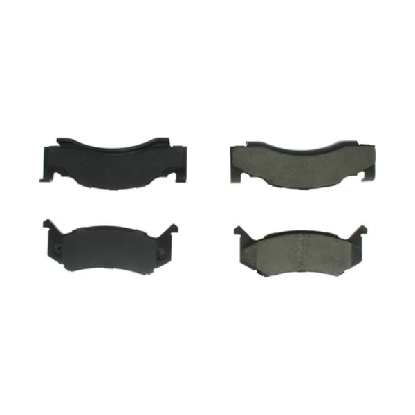 Centric Posi Quiet™ Extended Wear Semi-Metallic Front Disc Brake Pads 106.01230