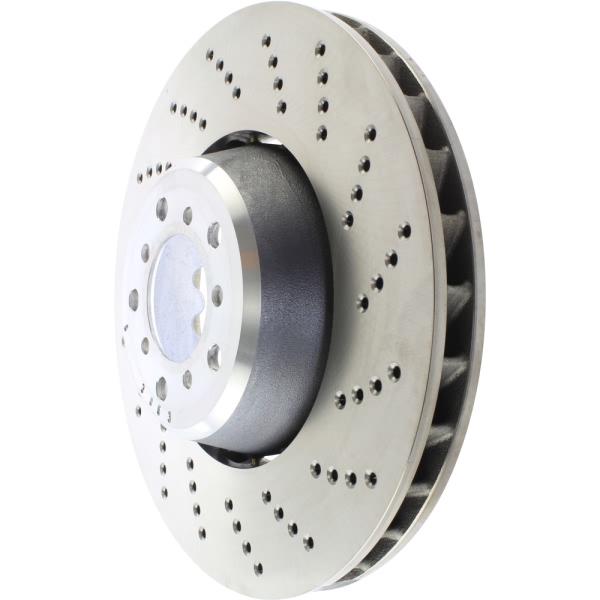 Centric SportStop Drilled 1-Piece Front Passenger Side Brake Rotor 128.34081