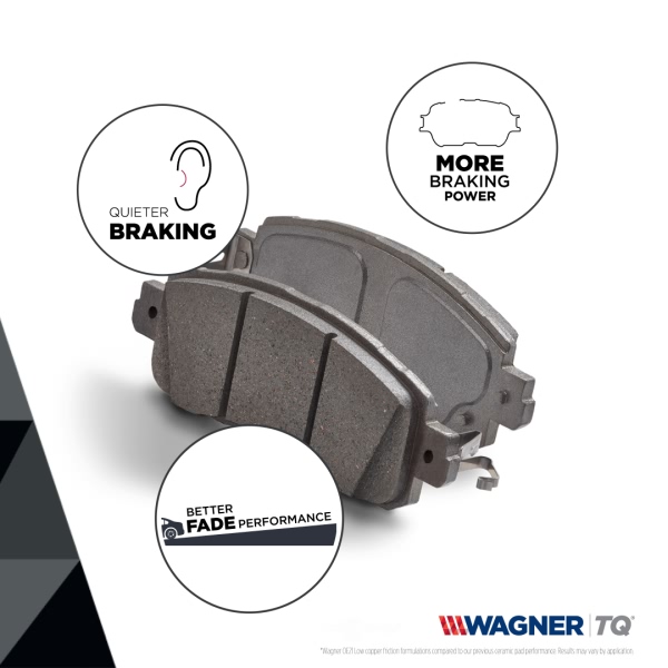 Wagner Thermoquiet Semi Metallic Rear Disc Brake Pads MX9