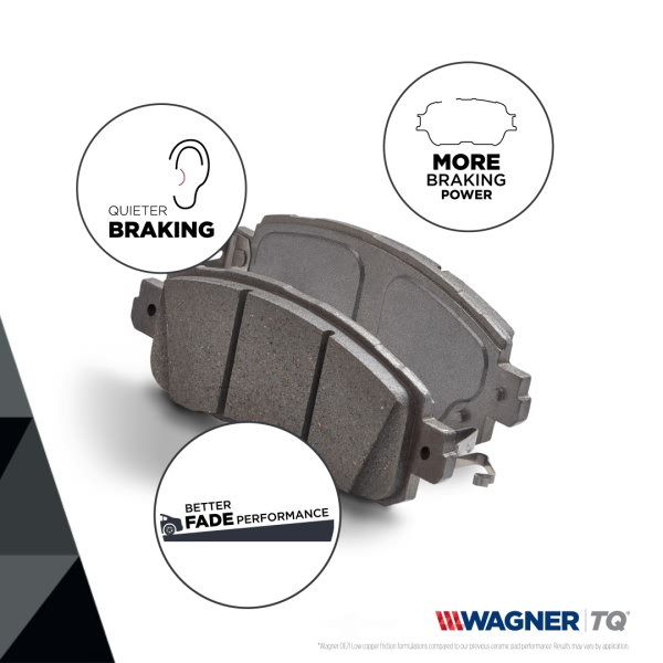 Wagner ThermoQuiet Semi-Metallic Disc Brake Pad Set MX973