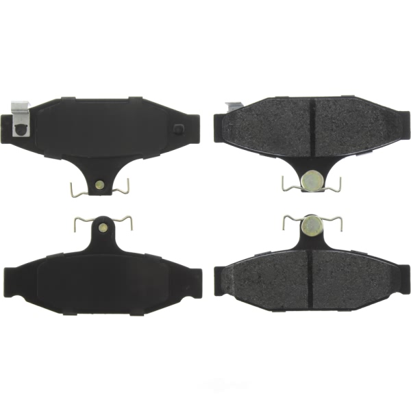 Centric Posi Quiet™ Extended Wear Semi-Metallic Rear Disc Brake Pads 106.04130