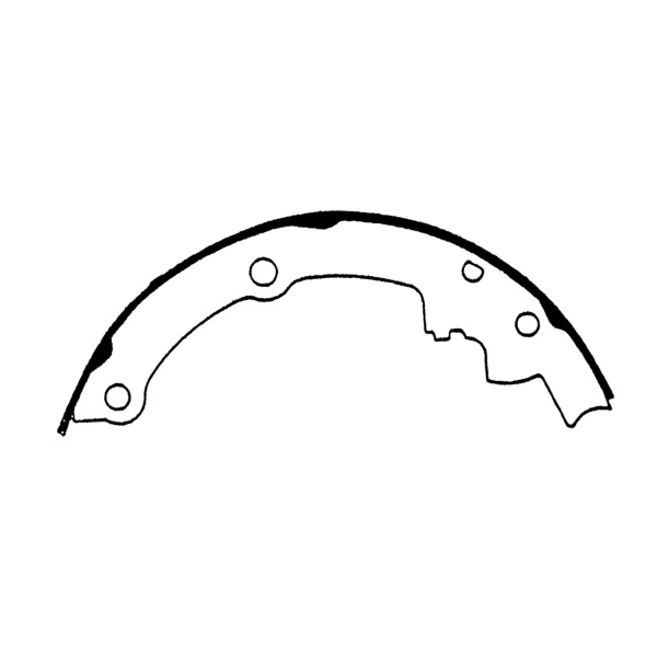 Centric Premium Rear Drum Brake Shoes 111.05210