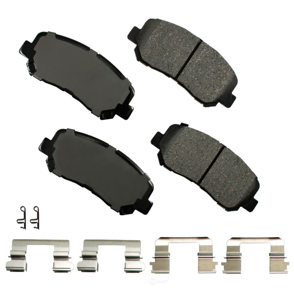 Akebono Pro-ACT™ Ultra-Premium Ceramic Front Disc Brake Pads ACT1623