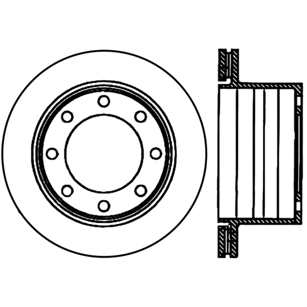 Centric Premium™ High Carbon Alloy Brake Rotor 125.66050