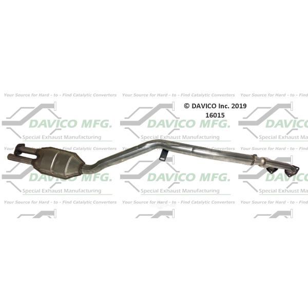 Davico Direct Fit Catalytic Converter and Pipe Assembly 16015