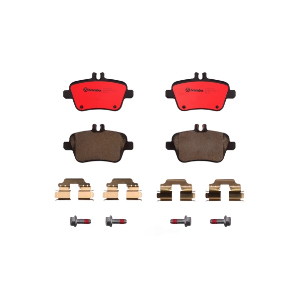 brembo Premium Ceramic Rear Disc Brake Pads P50091N