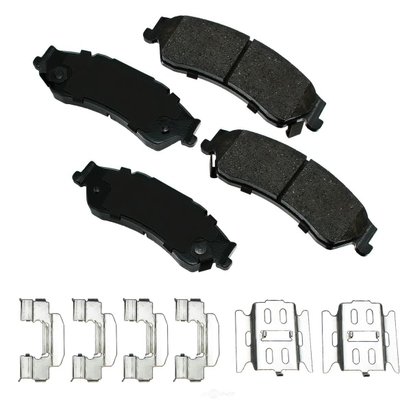 Akebono Pro-ACT™ Ultra-Premium Ceramic Rear Disc Brake Pads ACT729