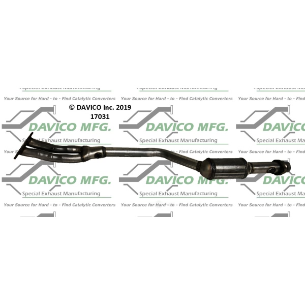Davico Direct Fit Catalytic Converter and Pipe Assembly 17031
