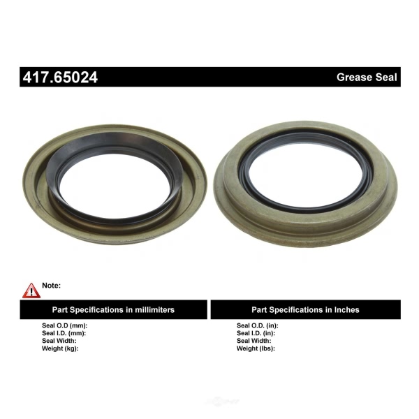 Centric Premium™ Front Inner Wheel Seal 417.65024