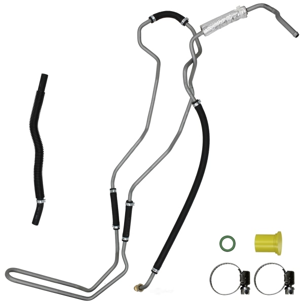 Gates Power Steering Return Line Hose Assembly From Gear 366154