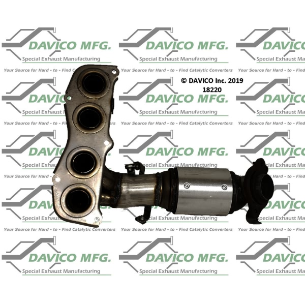 Davico Exhaust Manifold with Integrated Catalytic Converter 18220