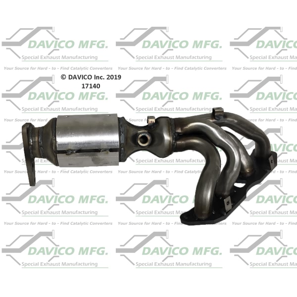 Davico Exhaust Manifold with Integrated Catalytic Converter 17140