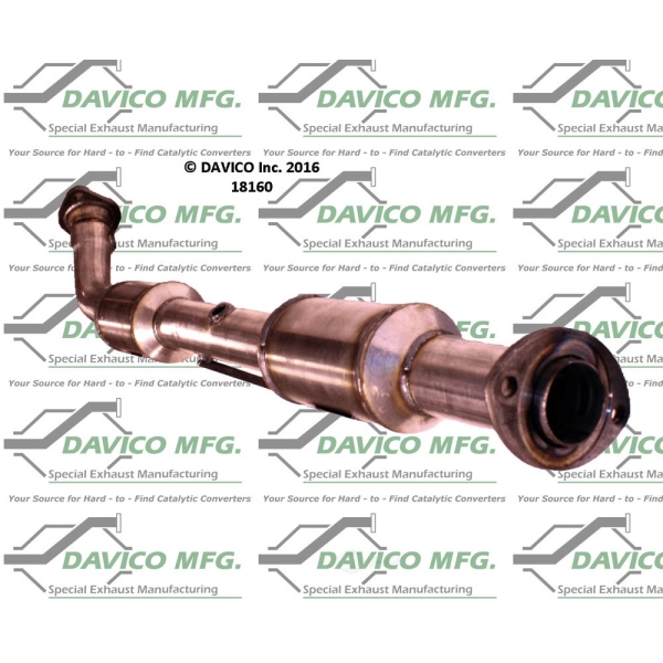 Davico Direct Fit Catalytic Converter and Pipe Assembly 18160