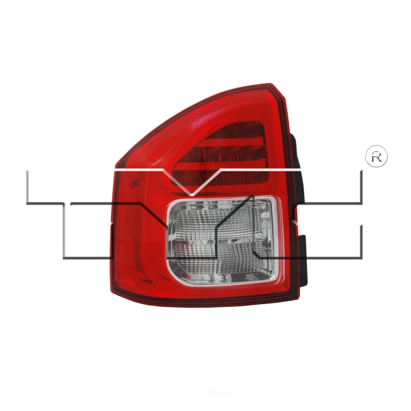 TYC Driver Side Replacement Tail Light 11-6448-00