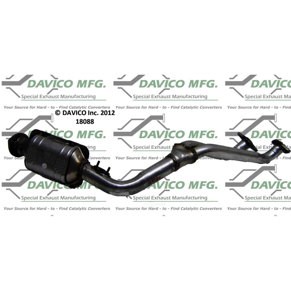 Davico Direct Fit Catalytic Converter and Pipe Assembly 18088