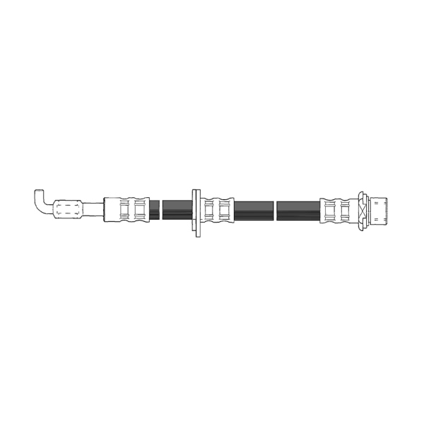 Centric Front Driver Side Brake Hose 150.44057