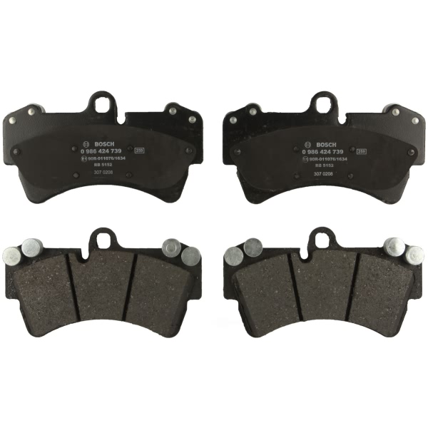 Bosch EuroLine™ Semi-Metallic Front Disc Brake Pads 0986424739
