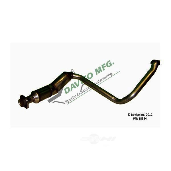 Davico Direct Fit Catalytic Converter and Pipe Assembly 18354