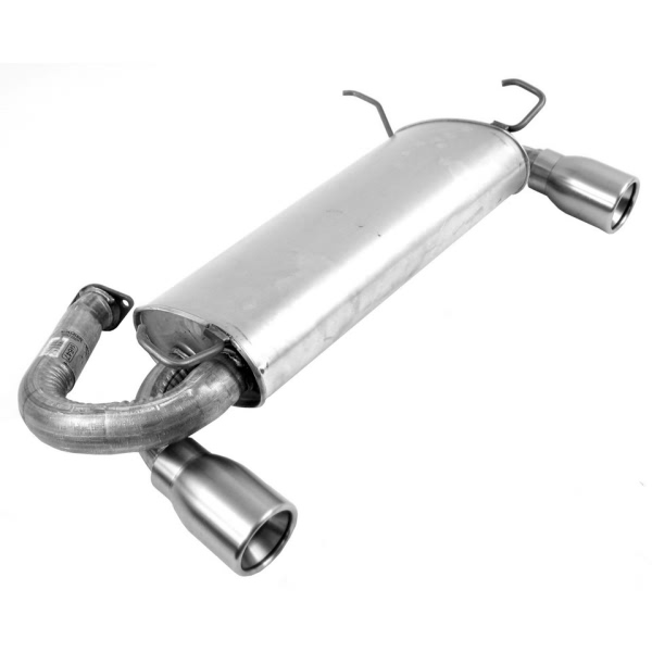 Walker Quiet Flow Stainless Steel Oval Aluminized Exhaust Muffler And Pipe Assembly 54647