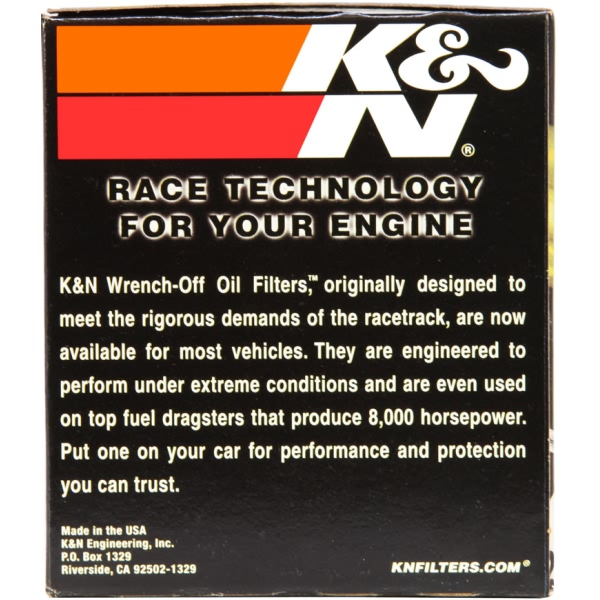 K&N Performance Gold™ Wrench-Off Oil Filter HP-2004