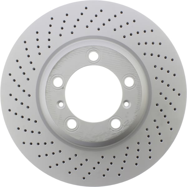 Centric SportStop Drilled 1-Piece Front Driver Side Brake Rotor 128.37050