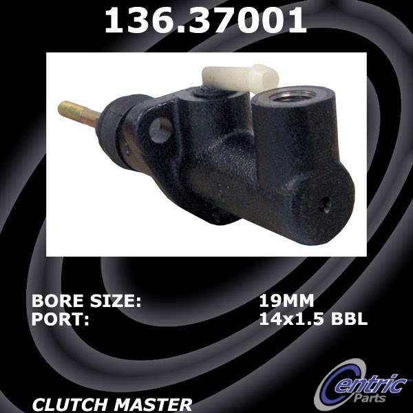 Centric Premium Clutch Master Cylinder 136.37001