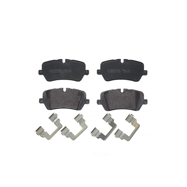 brembo Premium Low-Met OE Equivalent Rear Brake Pads P44021