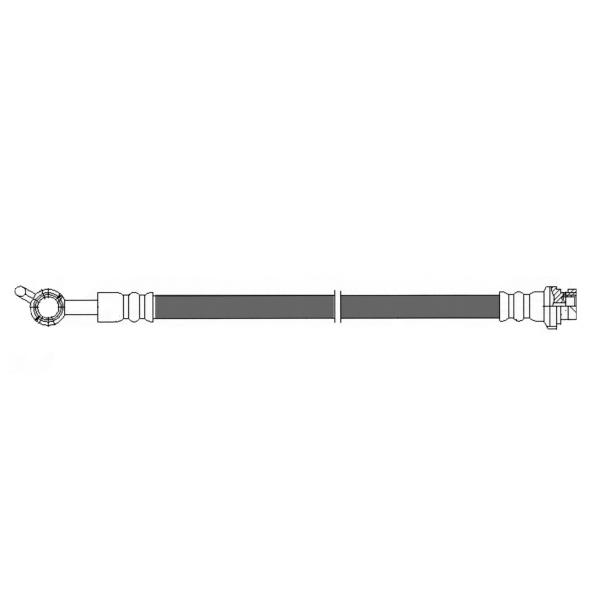 Centric Rear Passenger Side Brake Hose 150.42424
