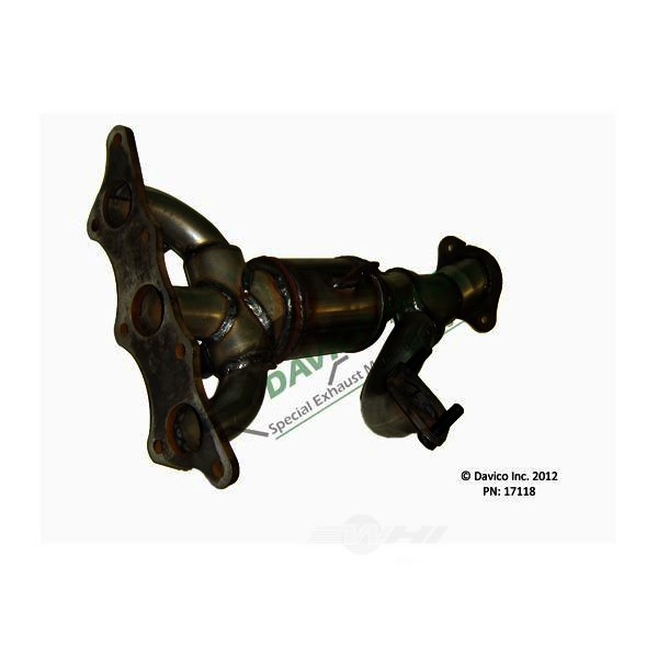 Davico Exhaust Manifold with Integrated Catalytic Converter 17118