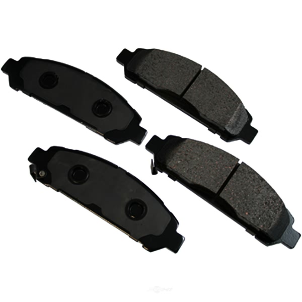 Akebono Pro-ACT™ Ultra-Premium Ceramic Front Disc Brake Pads ACT1401