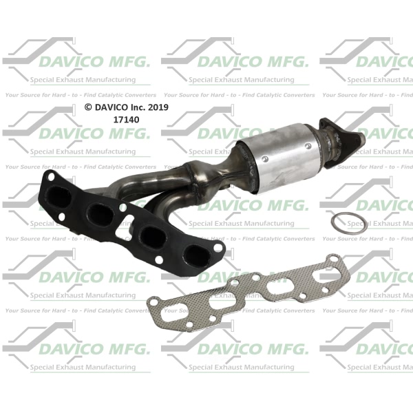 Davico Exhaust Manifold with Integrated Catalytic Converter 17140