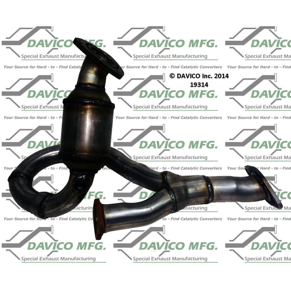 Davico Direct Fit Catalytic Converter and Pipe Assembly 19314