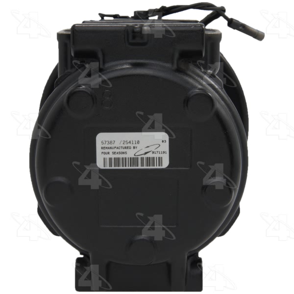 Four Seasons Remanufactured A C Compressor With Clutch 57387