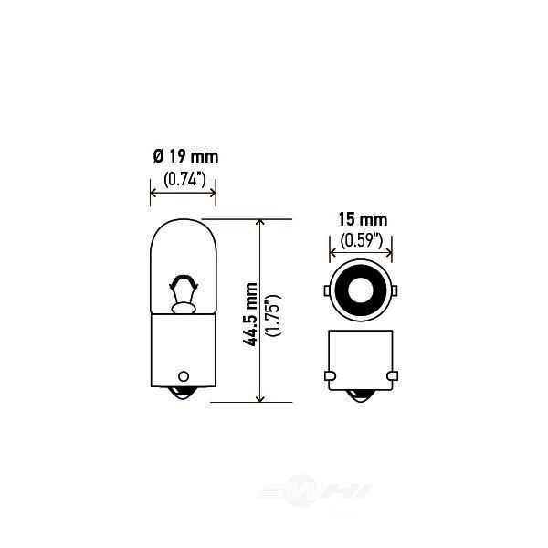 Hella 1003 Standard Series Incandescent Miniature Light Bulb 1003