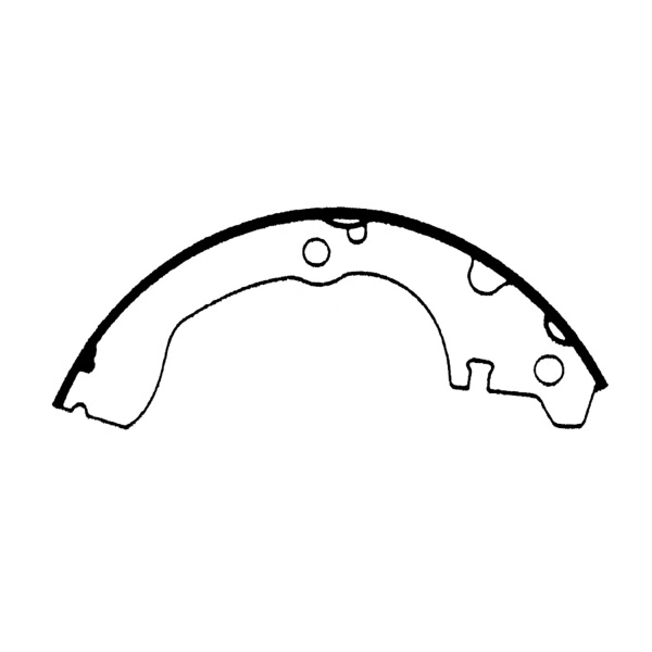 Centric Premium Rear Drum Brake Shoes 111.05020