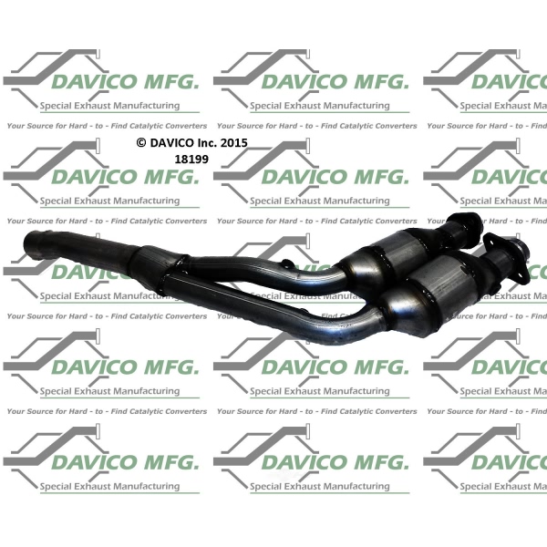 Davico Direct Fit Catalytic Converter and Pipe Assembly 18199