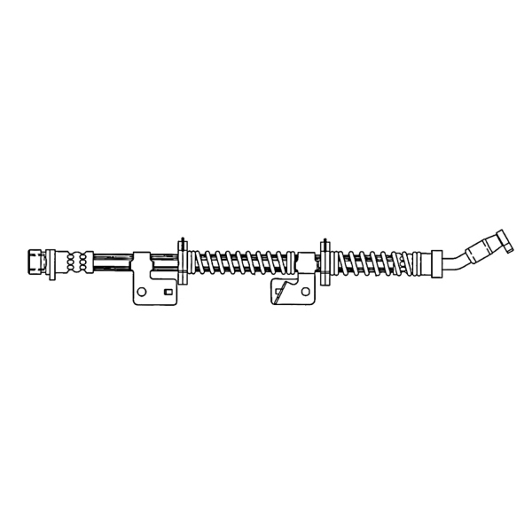 Centric Front Driver Side Brake Hose 150.28005