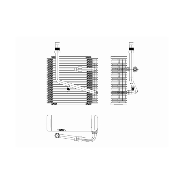 TYC TYC A/C Evaporator Core 97247