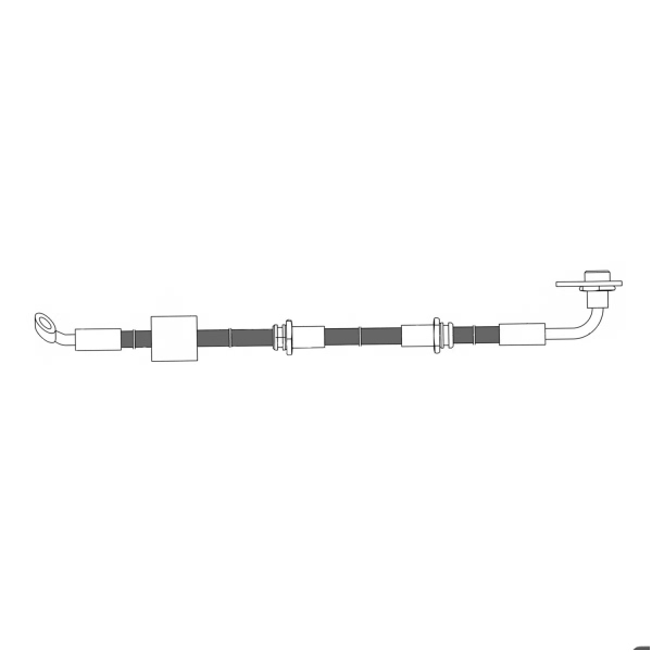 Centric Front Driver Side Brake Hose 150.48028